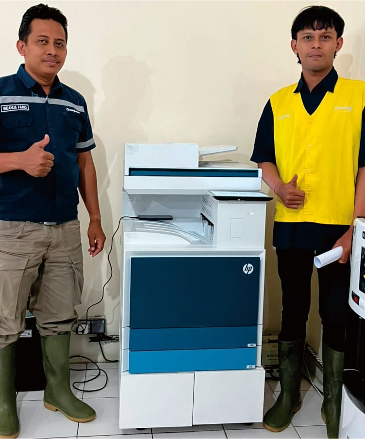 Instalasi Printer A3 Warna di Malang
